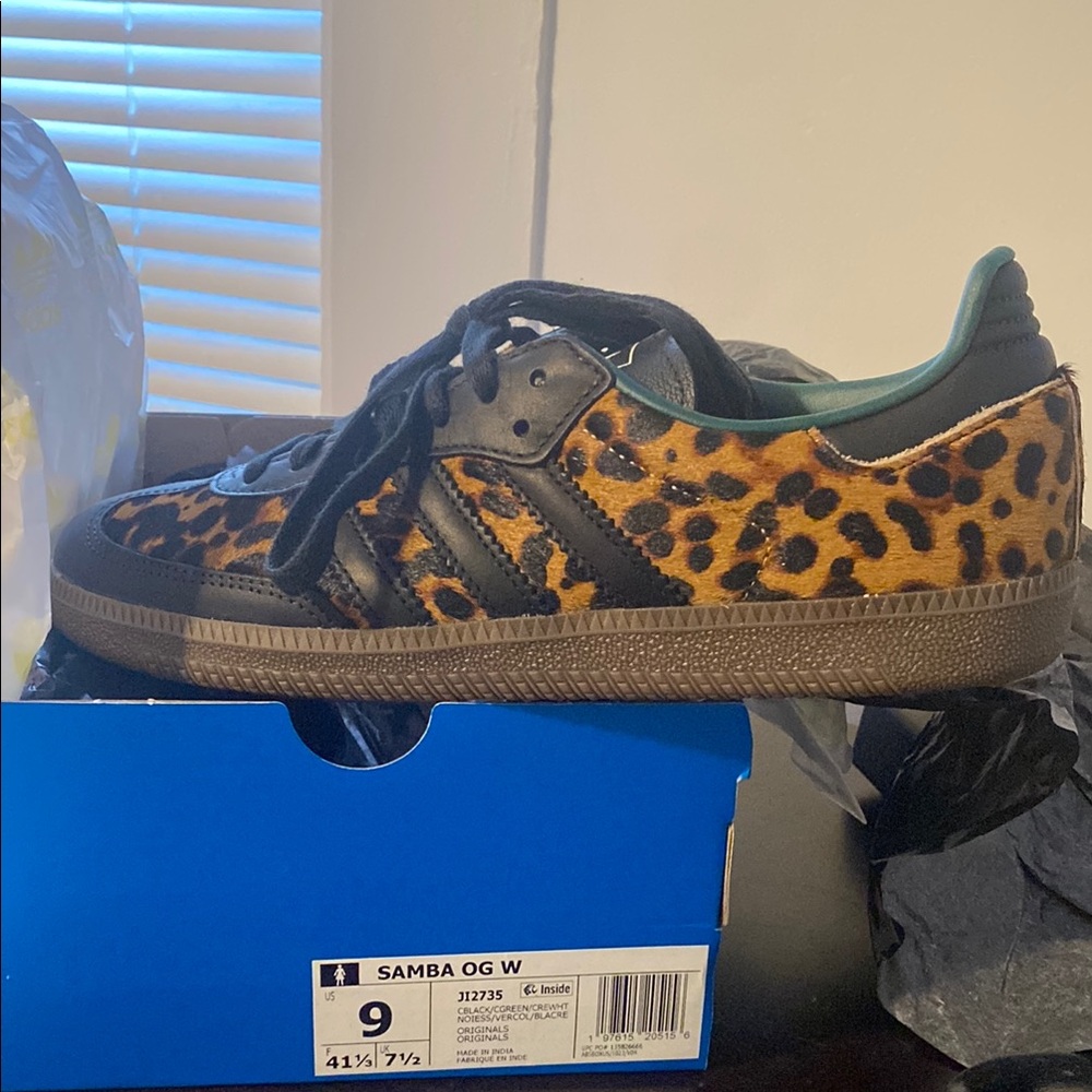 Leopard Print Samba OG Sneakers